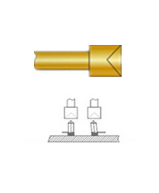 杯頭探針、探針用法圖、探針原理圖、測(cè)試探針圖片