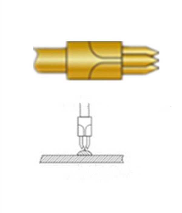 三尖頭探針、探針用法圖、探針原理圖、測(cè)試探針圖片