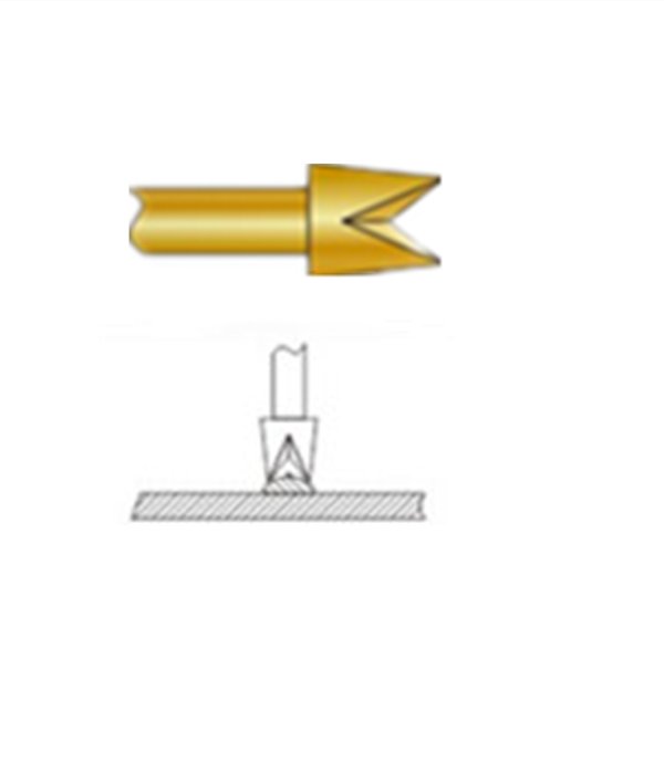 四爪頭探針、探針用法圖、探針原理圖、測(cè)試探針圖片