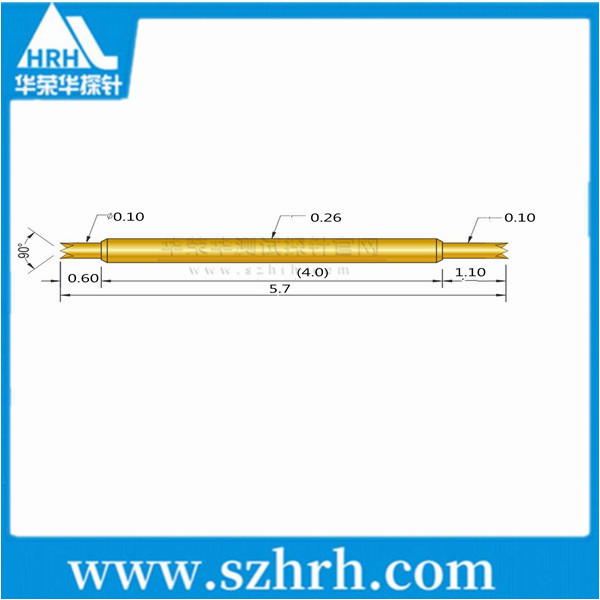 026-UU-5.7L，華榮華雙頭測試探針廠家